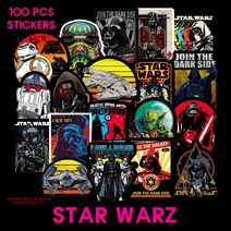 하비하버 스타워즈 100장 데코 스티커 방수 캐리어 노트북 다꾸 스케이트 장식