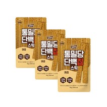 [다신샵] 통밀당 단백칩 귀리스틱 3봉, 단품