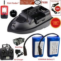 수중드론 RC 카 보트 배 잠수함 낚시 미끼 스크린 어군 탐지기 미끼 179, 16gpseu finder2b 가방