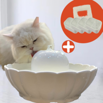 고양이정수기 도자기 분수대 음수대 급수대 강아지 펫 필터, 정수기 2개구입 8,000원 할인적용!