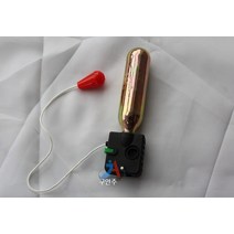 셀프 팽창 구명조끼 액세서리 일회용 이산화탄소 실린더 수용성 정제 17g 24g 215g, 17 g 수동 장치