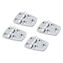 호환 frp 보트 선외기 낚시보트 마린 그레이드 헤비 듀티 316 스테인레스 스틸 스트랩 힌지 50mm 70mm 마린 요트 하드웨어 액세서리 요트 힌지, 4pcs-38x70mm
