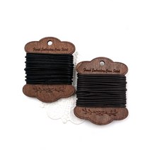 후야몰/2mm 오시도리 면 코팅끈-블랙 브라운 목걸이줄 팔찌줄 파우치 끈 퀼트 프랑스자수, 2mm 오시도리 면코팅끈-블랙