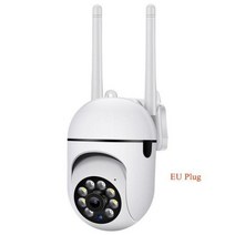 현관문CCTV 자가설치 IP 사무실 1080P WIFI 카메라 무선 야간 투시경 비디오 감시 보안 야외 자동 트랙 5G2.4G 듀얼 밴드, EU plug