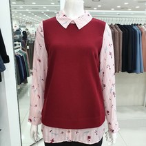 프렐린 21년신상 꽃무늬 패턴 티블라우스