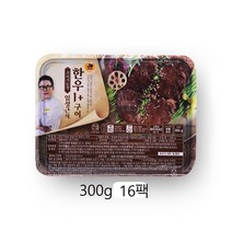 임성근 한우 1+등급 양념구이 국내산 100% 목심 조리장 임성근 특제양념 양념 한우구이 300g 8팩, 2
