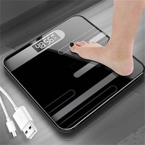 커피저울 베이킹저울 주방 계량 카페 저울 새로운 욕실 바닥 체중계 유리 스마트 전자 저울 USB LCD 디스플, 01 A