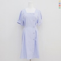 티데일리 여성용 럽미츄 끈 미니 원피스 스퀘어넥 반팔 OPS