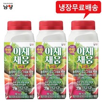 [냉장무료배송] 남양 야채채움 퍼플 190mlx12팩/레드비트+적양배추/착즙주스, 12팩, 190ml