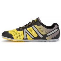 Xero Shoes 남성용 HFS 러닝화 - 제로 드롭 경량 및 맨발 느낌 글레이셔 블루 9, 7, Yellow Vibe