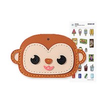레디코 카드 지갑 diy 키트 어린이 교통 버스 바느질 만들기 세트 가죽 공예 바느질 재료 센터 복지관 돌봄 교실, 로봇(사은품증정)
