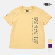 NII 아동 시그니처 싱글 라운드티셔츠_NNKARWM3111