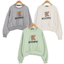 주니어스토리 [모먼트크롭맨투맨(기모)] 주니어의류 10대패션