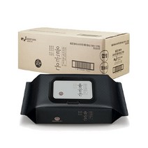 올곧은 물티슈 프리미엄 블랙 캡형 70매 엠보싱 10입박스판매