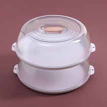 센스쿡 2단 음식보관케이스 음식커버 푸드덮개 화이트 음식덮개 음식케이스 음식보관 음식보관통 음식보관케이, 1개
