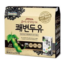 파스퇴르 쾌변두유 검은콩깨/플레인(60팩)선물세트, 쾌변두유플레인(60팩)