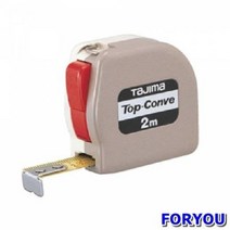 Foryou8085 타지마 탑콘베줄자 5.5m 벨트형 용품 줄자 측정 잠금장치 공구 생활, 단품