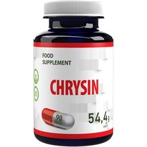 독일 Hepatica 크리신 영양제 500mg 비건 90캡슐 비오페린 함유, 1