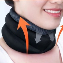 잭팟시장 일자목 목보호대 목지지대 목밴드 목스트레칭 목땡길때 목이아플때 목아플때 편한, 1개