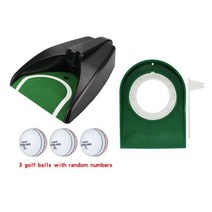 골프 자동 리턴 시스템 골프 공 킥 백 자동 리턴 퍼팅 컵 장치 골프 훈련 드롭 쉽, Set B