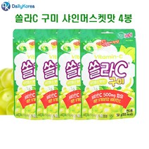 쏠라C구미 샤인머스켓맛 4봉 상큼한 비타민C 젤리, 1, 본상품선택, 본상품선택