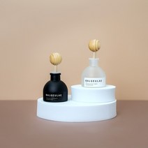발그래 우드볼스틱 차량용디퓨저 답례품 방향제 블랙체리향 화이트로즈향 모링가향, 모링가, 포함, 불투명, 1개