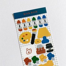리뉴얼 스테이셔너리 리무벌 스티커.키치키치