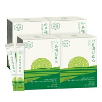 바른 매실효소 식물 유래 매실 /프로테아제/아밀라아제, 4박스, 4박스x30포