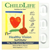 ChildLife Healthy Vision SoftMelts 천연 베리 향 27정