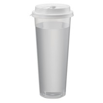 오케이워터 감성 리유저블컵 대용량 1리터 핫컵 아이스컵 텀블러 콜드컵 보틀 제작 인쇄가능, 1L 감성 대용량컵 1개