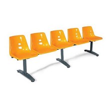 5인 버스정류장의자 야외 야구장 의자 야외용벤치 공원 파크 등벤치 실외, 이동형_녹색, 본상품선택