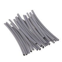 20pcs 열 수축 튜브 로니 리그 슬리브 잉어 후크 커넥터 낚시 장비 튜빙 만들기 잉어 낚시 태클, 회색, 협력사