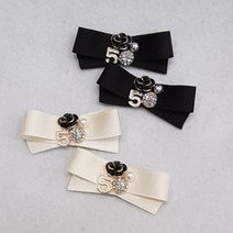 라임브릿지 1+1 샤 리본 헨드메이드 브로치