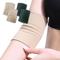 미소라인F 고탄력 스판덱스 팔꿈치 보호대 2P 엘보 아대 밴드 스트랩, 베이지 M - 2개