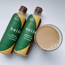 빙그레 하프커피 바나나크림라떼 페트음료 410ml, 9개