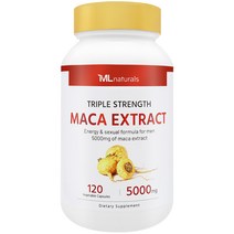 [미국번개배송] 착한명품 마이라이프 내추럴스 마카 5000mg 120 야채캡슐