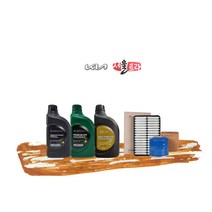 그랜드카니발R 엔진오일 2.2 디젤 세트, 올뉴 카니발 2.2 디젤, 순정 5W30 7L 엔진오일, 오일필터 + 에어크리너필터, 7000ml