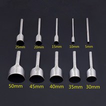 가죽 공예 도구 반원형 커터 펀치 세트 공예 스트랩 벨트 지갑 및 가방 키트 가죽 공예 펀칭 도구, 35mm, 35mm