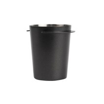 도징컵 51mm/58mm 스니핑 에스프레소 커피 도징 컵 스테인리스 스틸 실버 파우더 피더 포타필터 그라인더, 04 Black 51mm