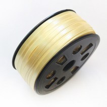 나모몰 공단리본 리본끈 약6mm(폭), 90m, H10.연노랑