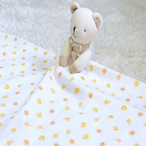 순면 아기 유아 신생아 어린이집 여름 낮잠 블랭킷 거즈 담요 천 기저귀 얇은 이불 속싸개, 17.아이스란드별블루