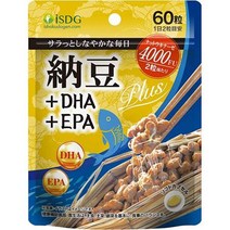 ISDG 너트 키나제 4000FU 낫토 + DHA EPA 60 알갱이 (30 일분) 92404, one option, one option