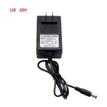 전동 드라이버 미니 무선 유선 전기 전기 드릴 배터리 충전기 12v 16.8v 21v 25v 리튬 이온 배터리 충전기 euus 사양 충전 플러그, 우리 25v