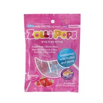 졸리팝 무설탕 막대사탕(딸기) (40G)