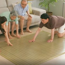 홈쇼핑 백세건강 춘향이 왕대자리 대나무 자리 마작 돗자리
