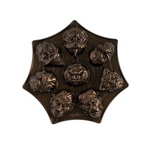 노르딕웨어 묘석 케이크팬 29.8 x 25.7cm (11.75 10.13인치) 브론즈, Monster Cakelet