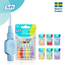TePe 테페 치간칫솔 엑스트라 소프트 6개입 0.4~1.1mm, 믹스 6pcs