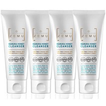 ZEMU 마누카 허니 클렌져 클렌징폼, 100ml, 4개