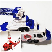 위월천 경찰 소방 특공대 (디자인랜덤 낱개 1개) 합체로봇 초등생선물 로보트장난감