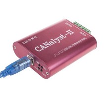 CAN 분석기 USB To CAN-BUS 변환기 어댑터 CANOpen J1939 DeviceNet USBCAN-2 CANalyst-II zlg와 호환 가능, 02 Red